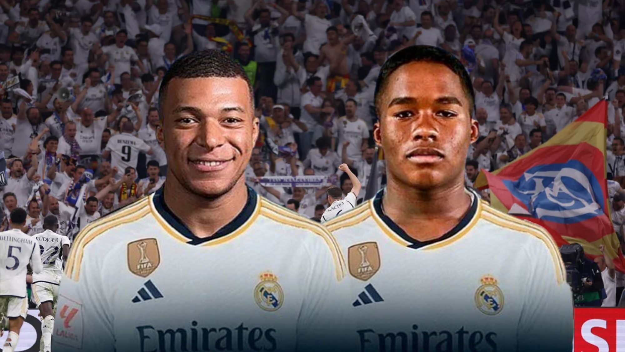 Endrick desvela su dorsal para la próxima temporada, depende de Mbappé Quizá... Endrick desvela su dorsal para la próxima temporada, depende de Mbappé Quizá...
