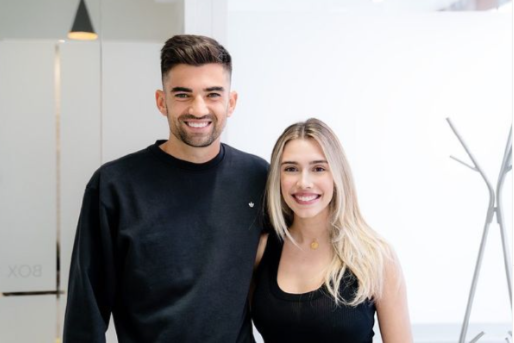 Karen Gonçalves y Enzo Zidane