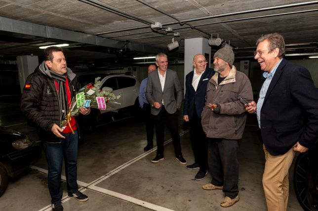 Tomás Roncero durante la broma Tomás Roncero durante la broma