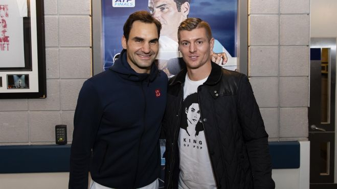 Roger Federer y Tony Kroos Roger Federer y Tony Kroos