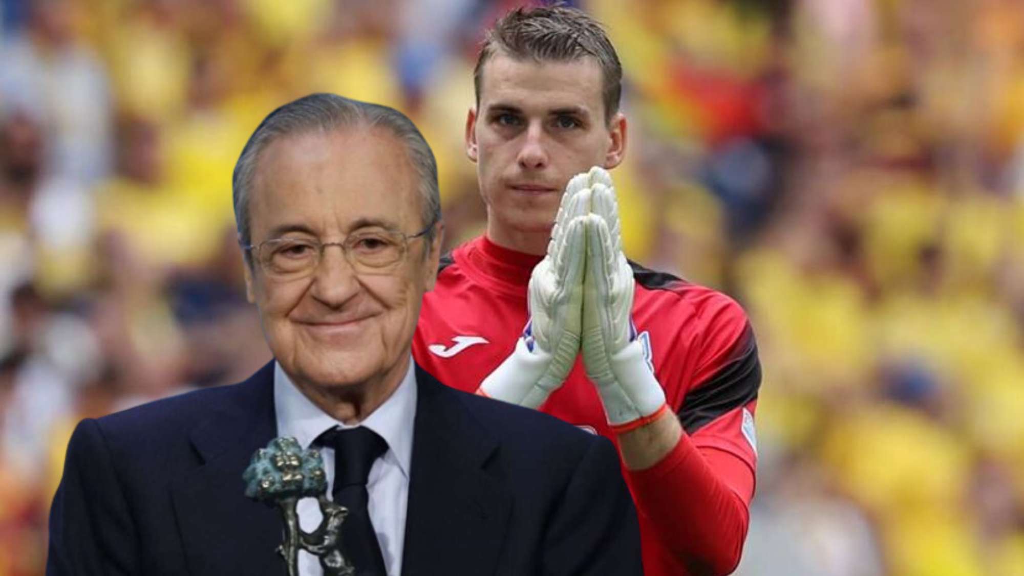 Florentino maneja una opción con Lunin Florentino maneja una opción con Lunin