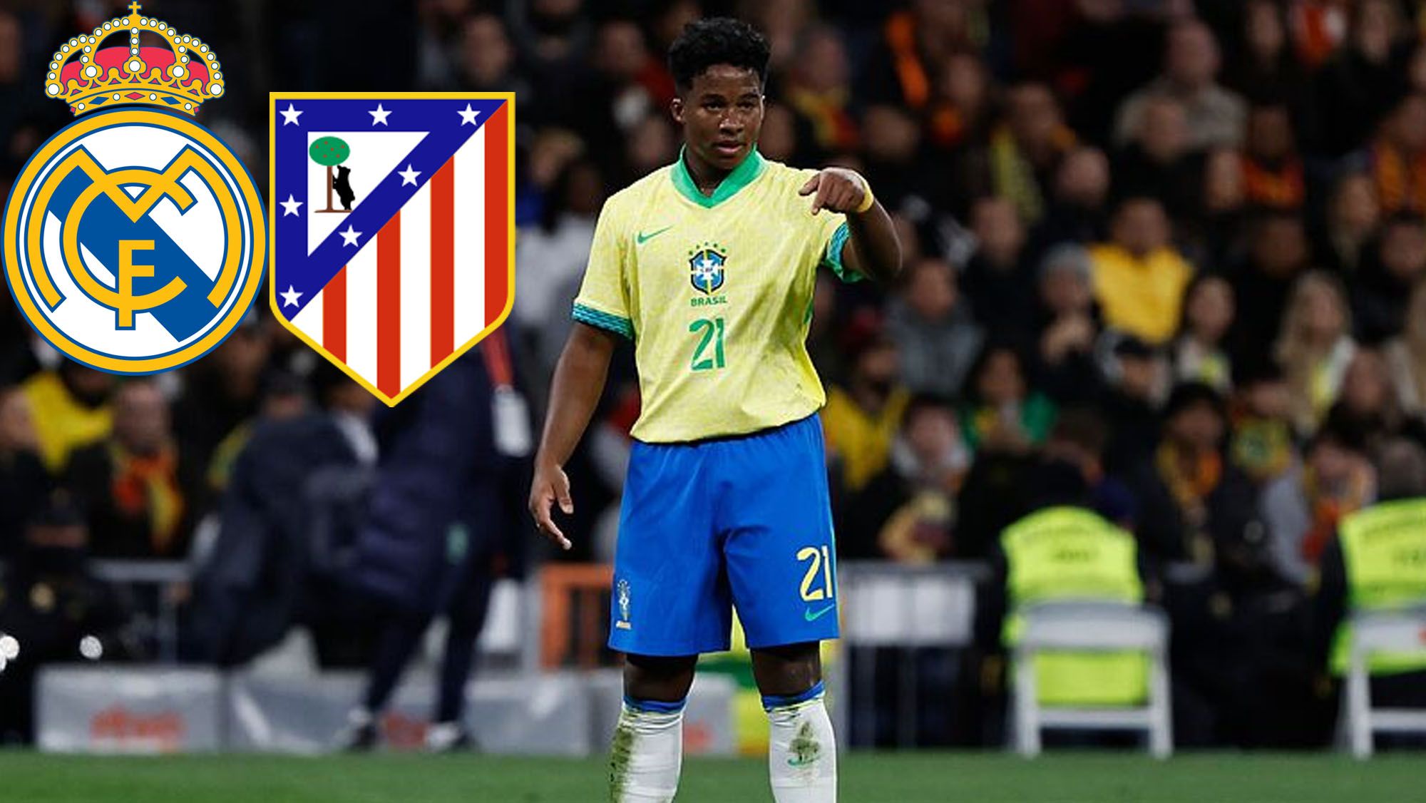 De besar el escudo del Atlético de Madrid a ser el fiel defensor de Endrick: “Debe der titular”