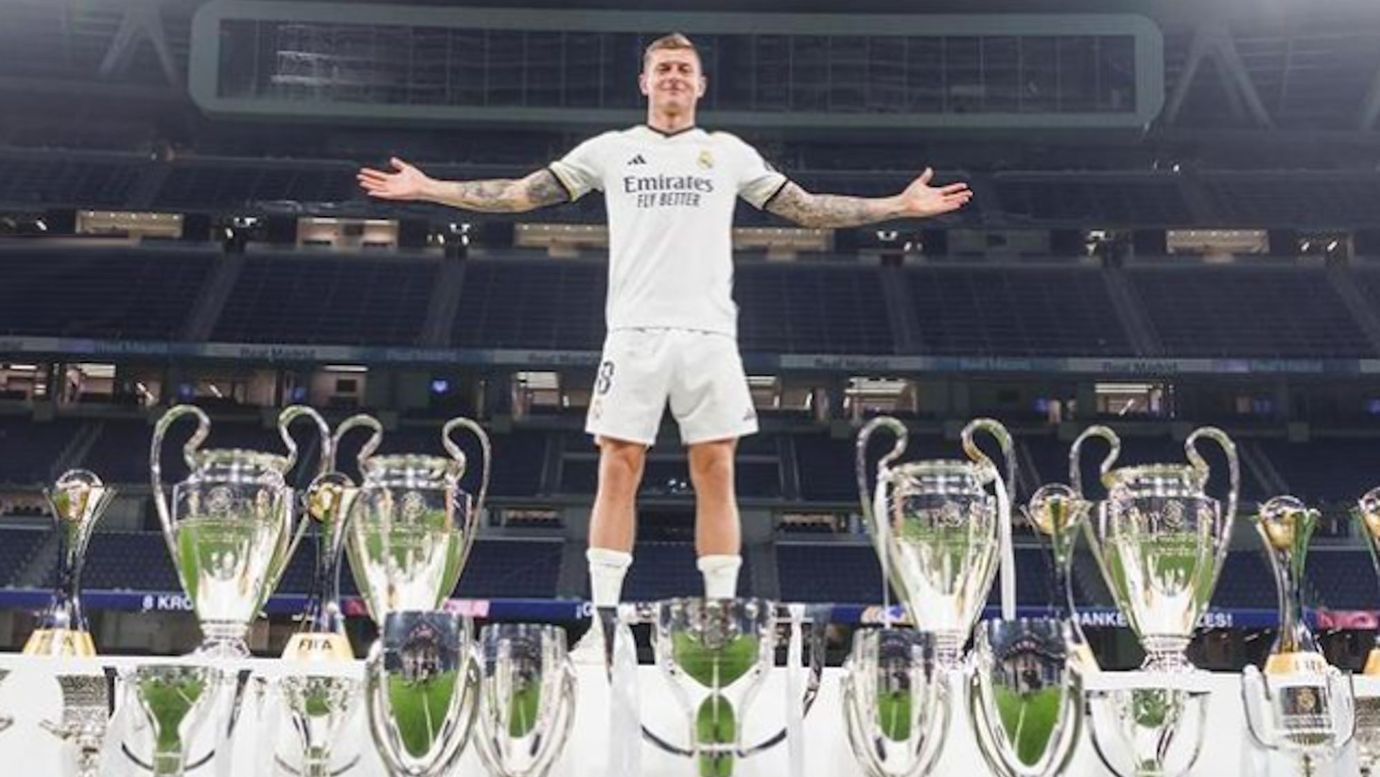 Toni Kroos hace llorar al madridismo, mensaje de despedida al club Toni Kroos hace llorar al madridismo, mensaje de despedida al club