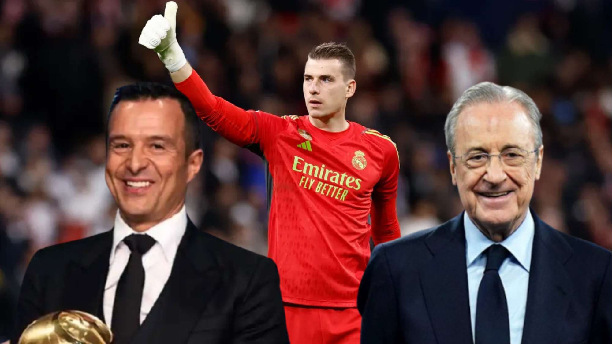 Jorge Mendes deja KO a Lunin y hace una oferta