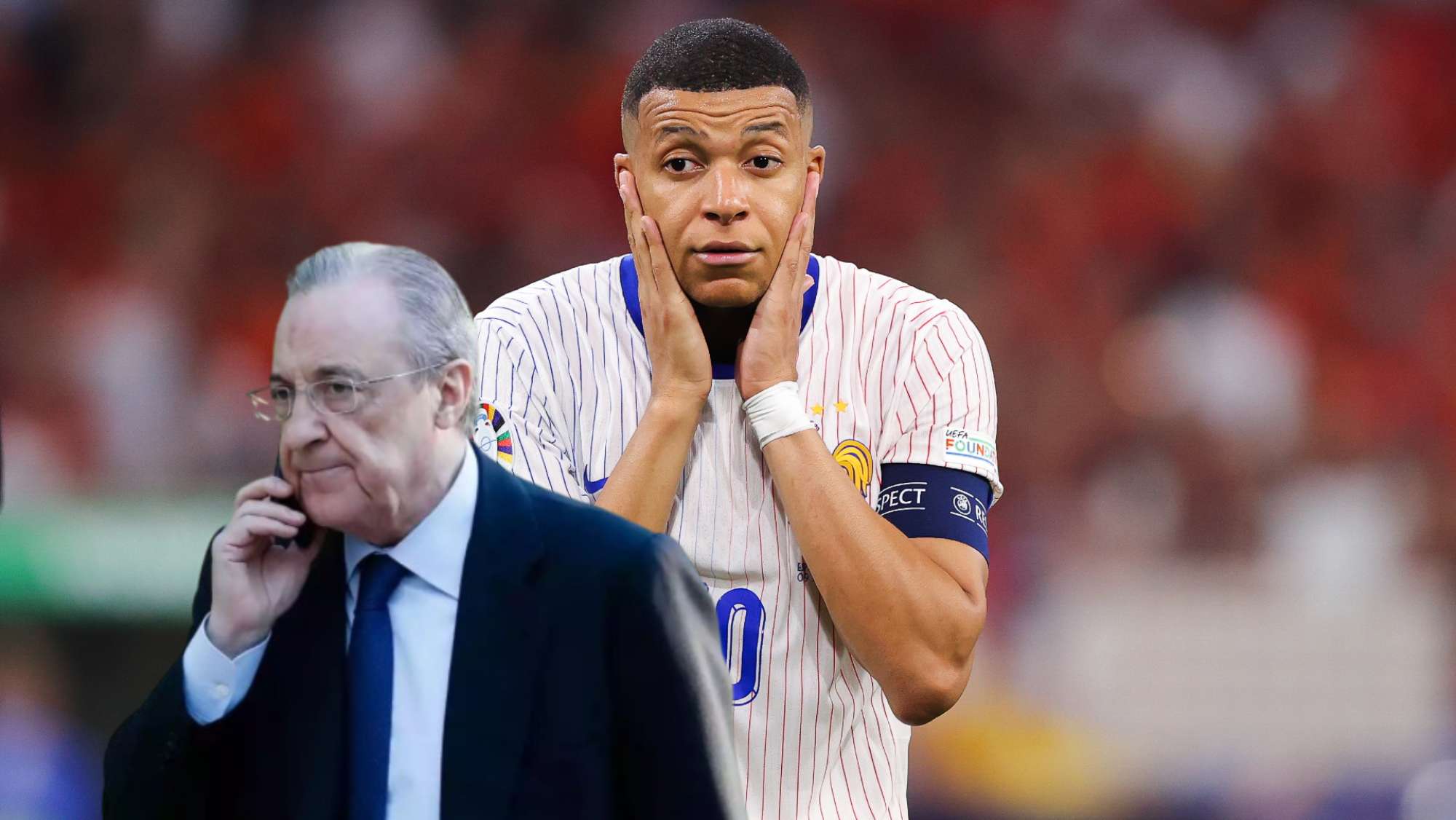 Mbappé llama a Florentino para hablar de los JJOO Mbappé llama a Florentino para hablar de los JJOO