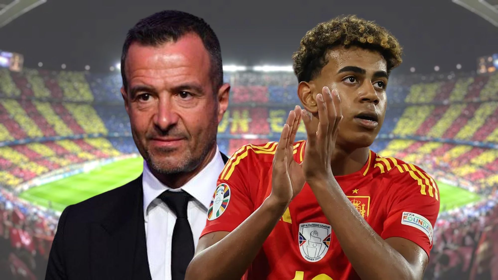 Lamine Yamal 2026, pánico en Barcelona al movimiento de su padre y Jorge Mendes Lamine Yamal 2026, pánico en Barcelona al movimiento de su padre y Jorge Mendes