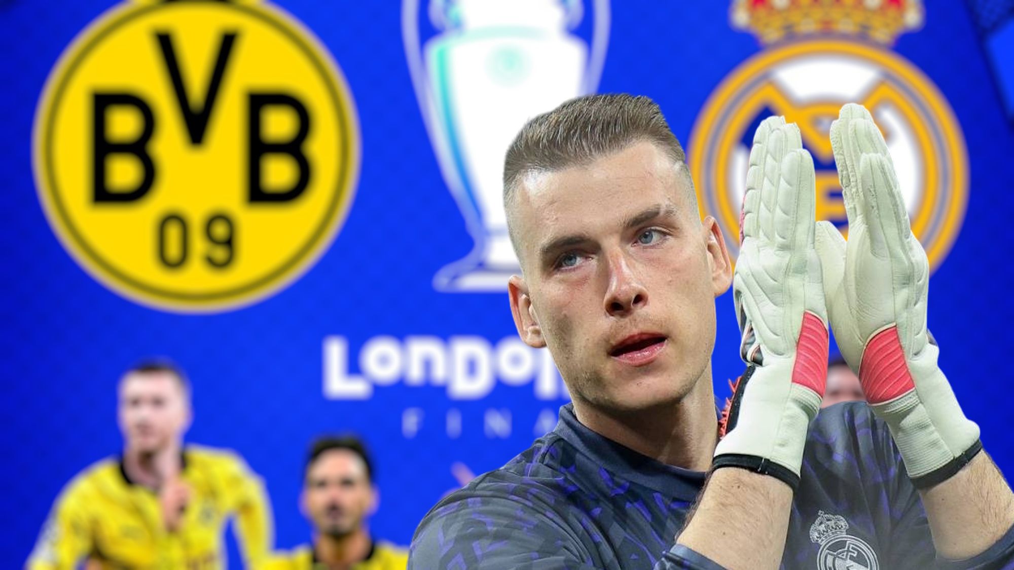 Lunin, destrozado, así se enteró de que no jugaría la final de Champions