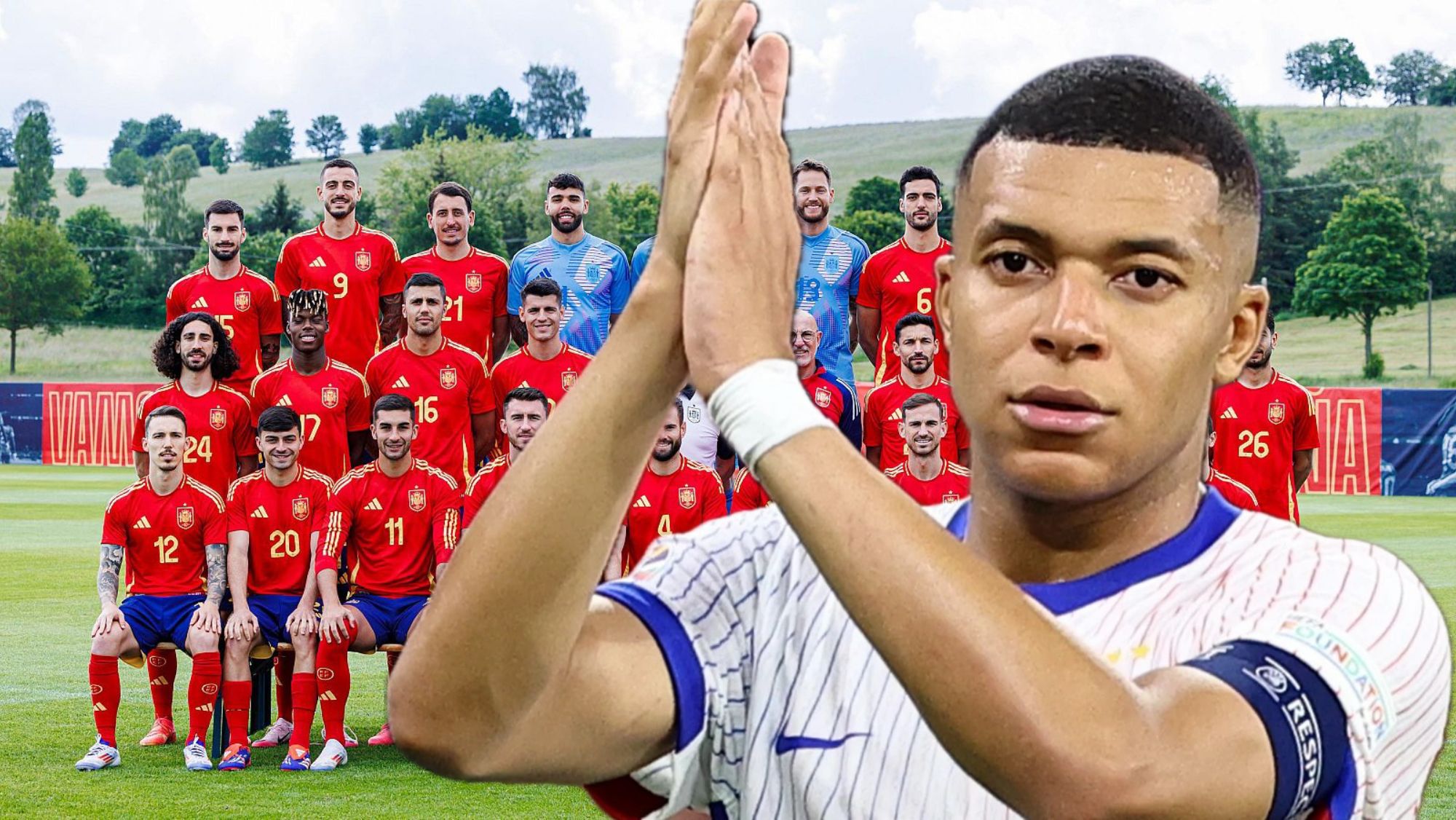 Mbappé, directo a por un jugador de España tras el K.O. de Francia: "Oye, eres un g..."