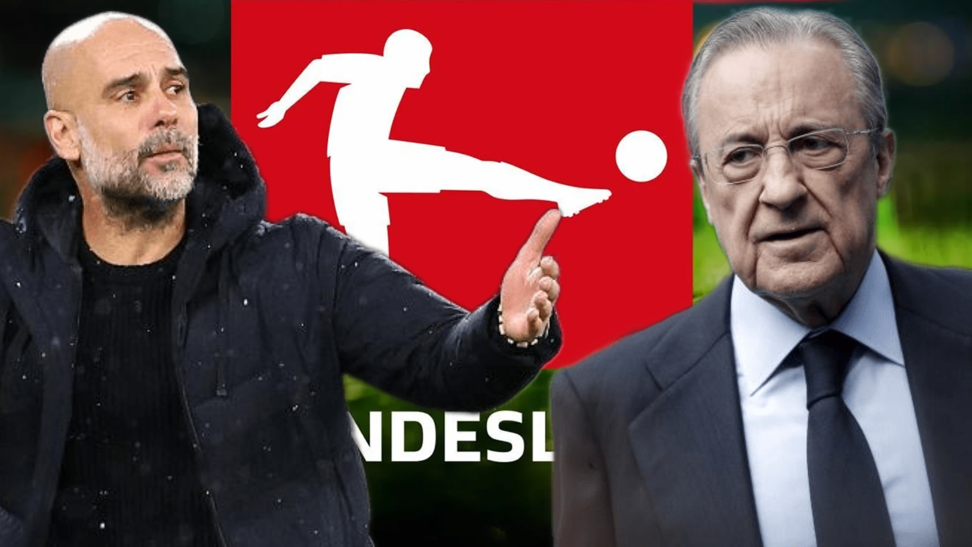 Florentino Pérez se enfrenta a Guardiola por el mejor de la Bundesliga