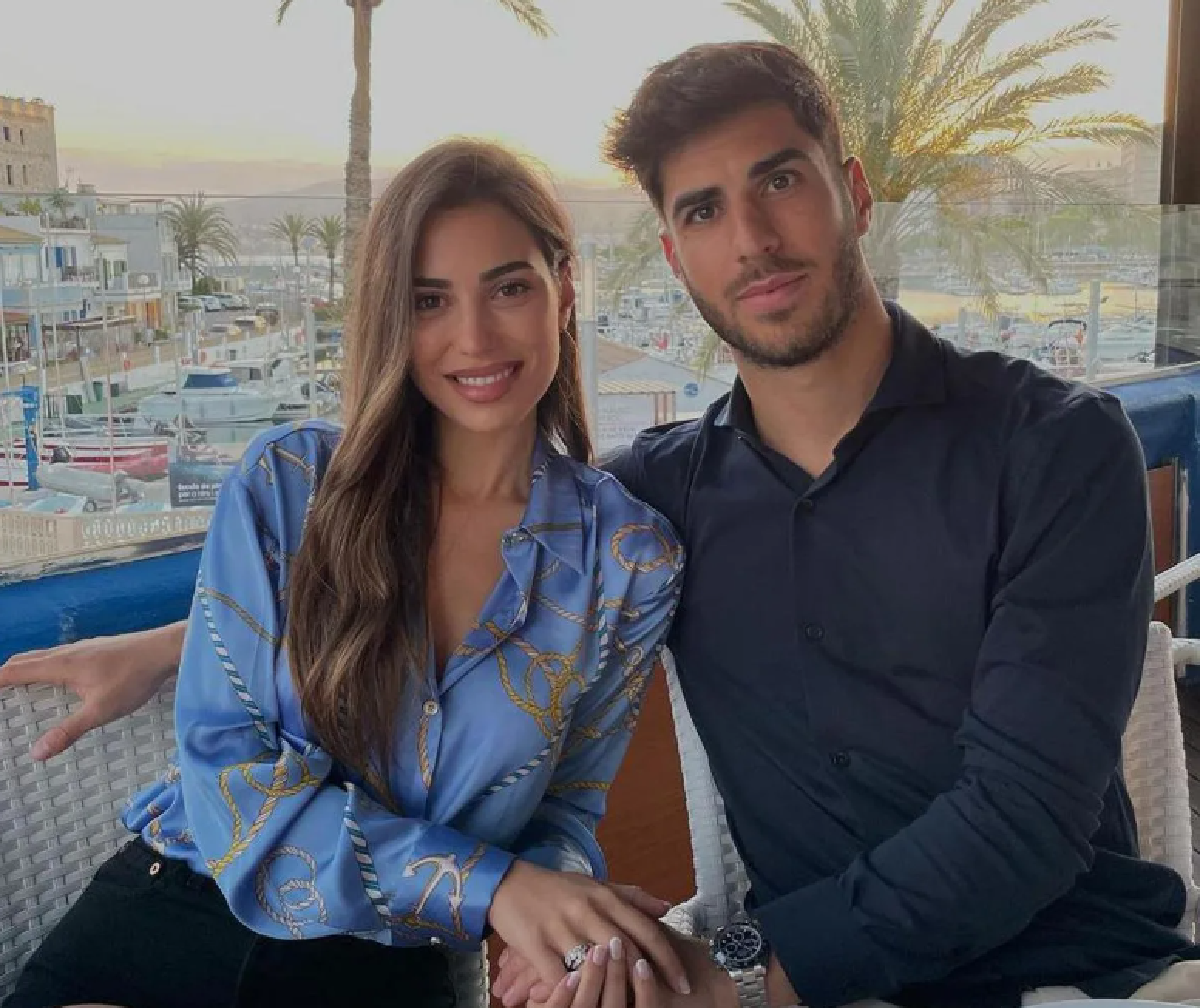 Marco Asensio y Sandra Garal