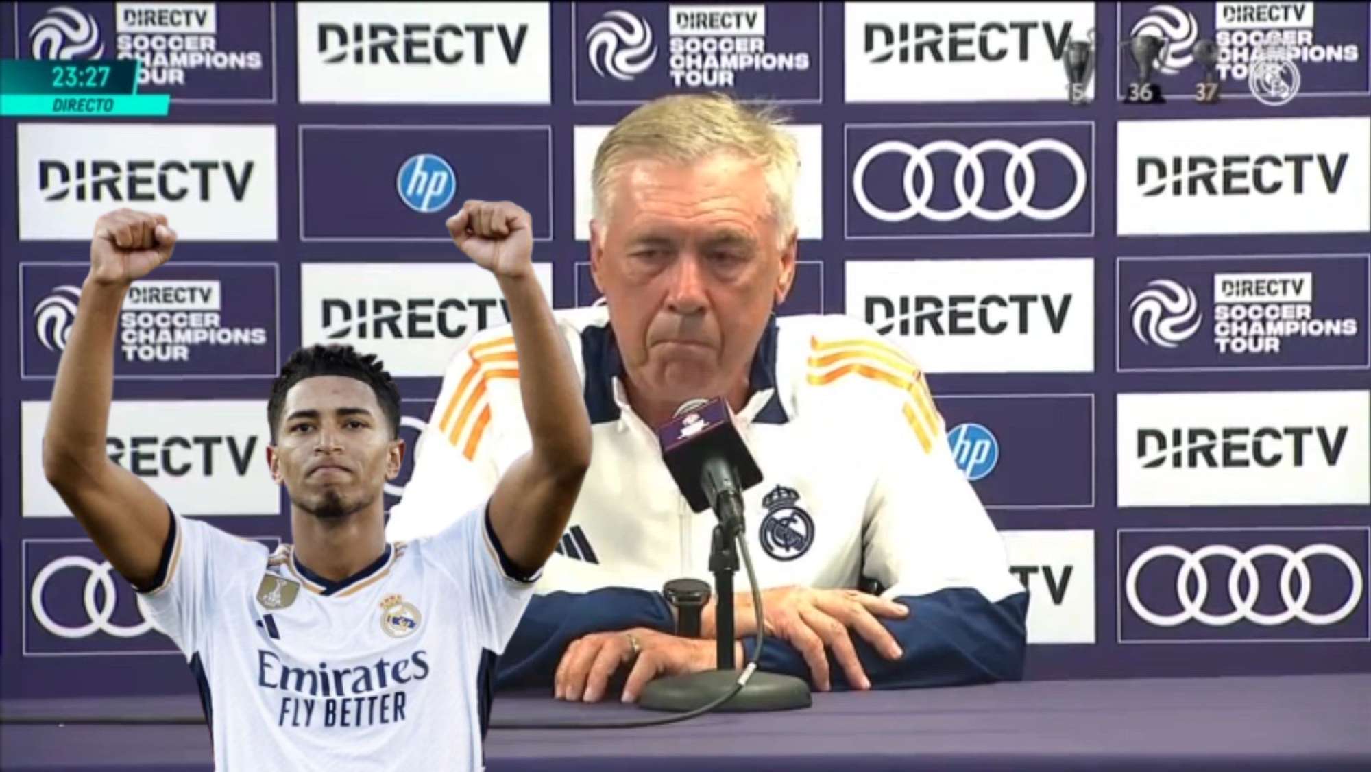 Ancelotti confirma los planes de futuro con Bellingham