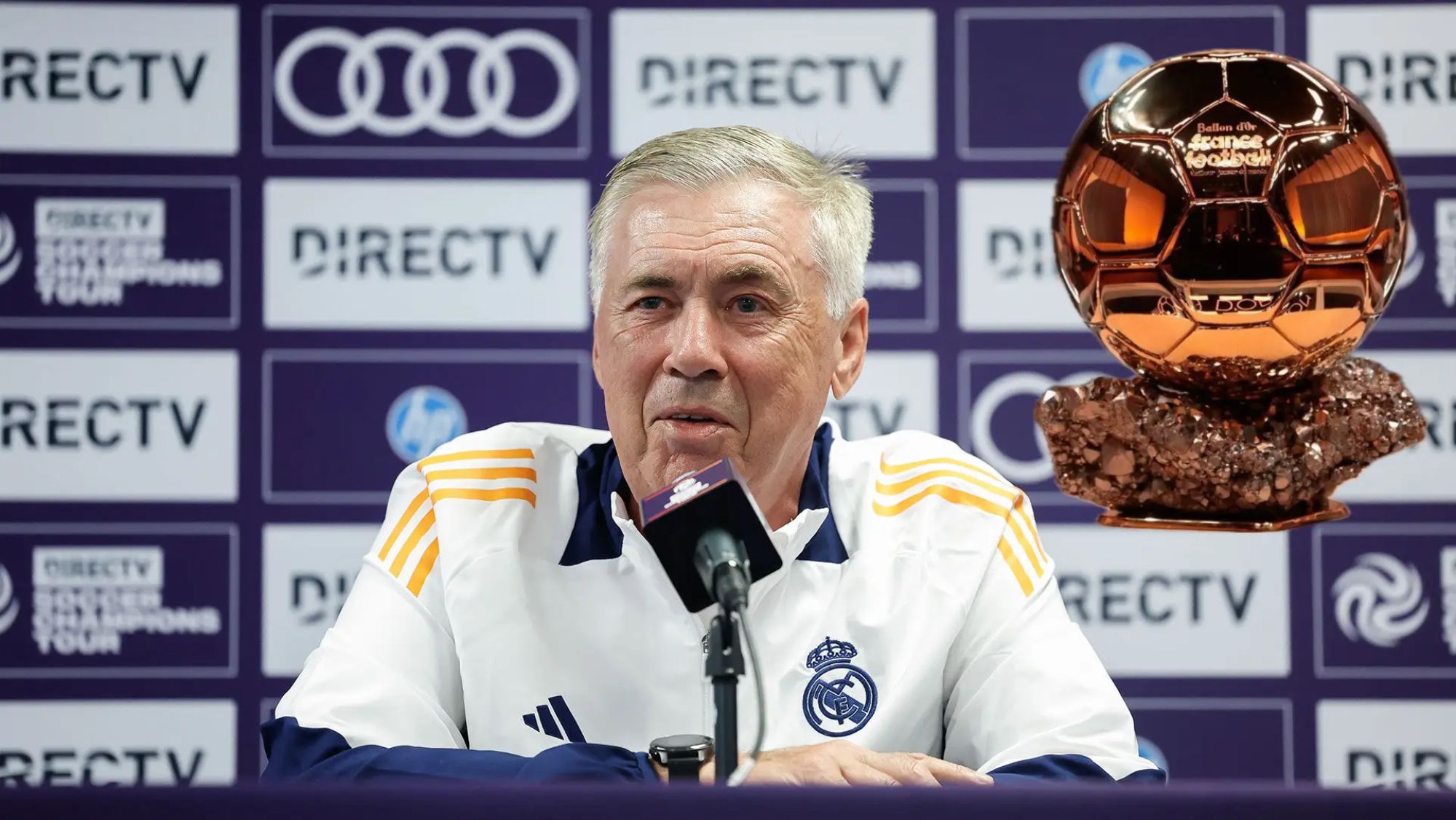 Ancelotti se moja y da su ganador del Balón de Oro: “Tiene mucho talento…” Ancelotti se moja y da su ganador del Balón de Oro: “Tiene mucho talento…”
