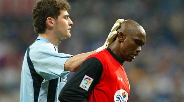 Samuel Eto'o con el Mallorca Samuel Eto'o con el Mallorca