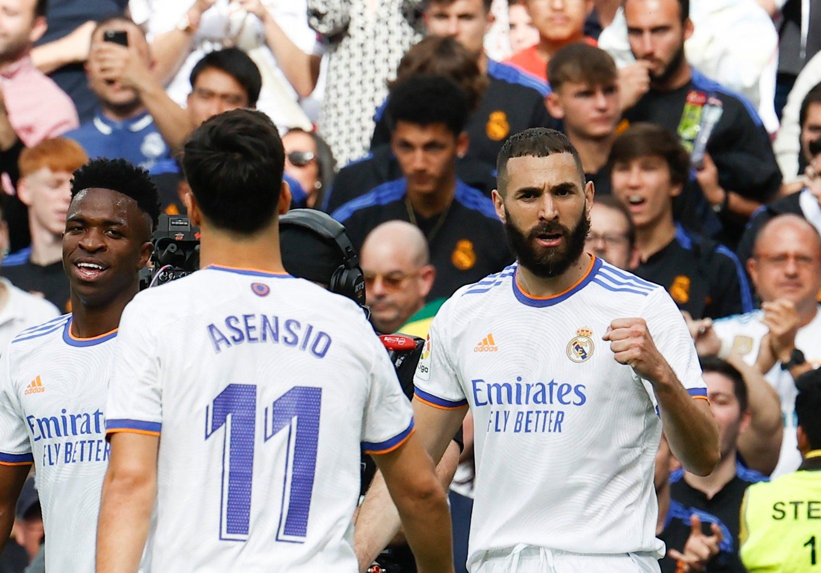 Karim Benzema ante el Espanyol