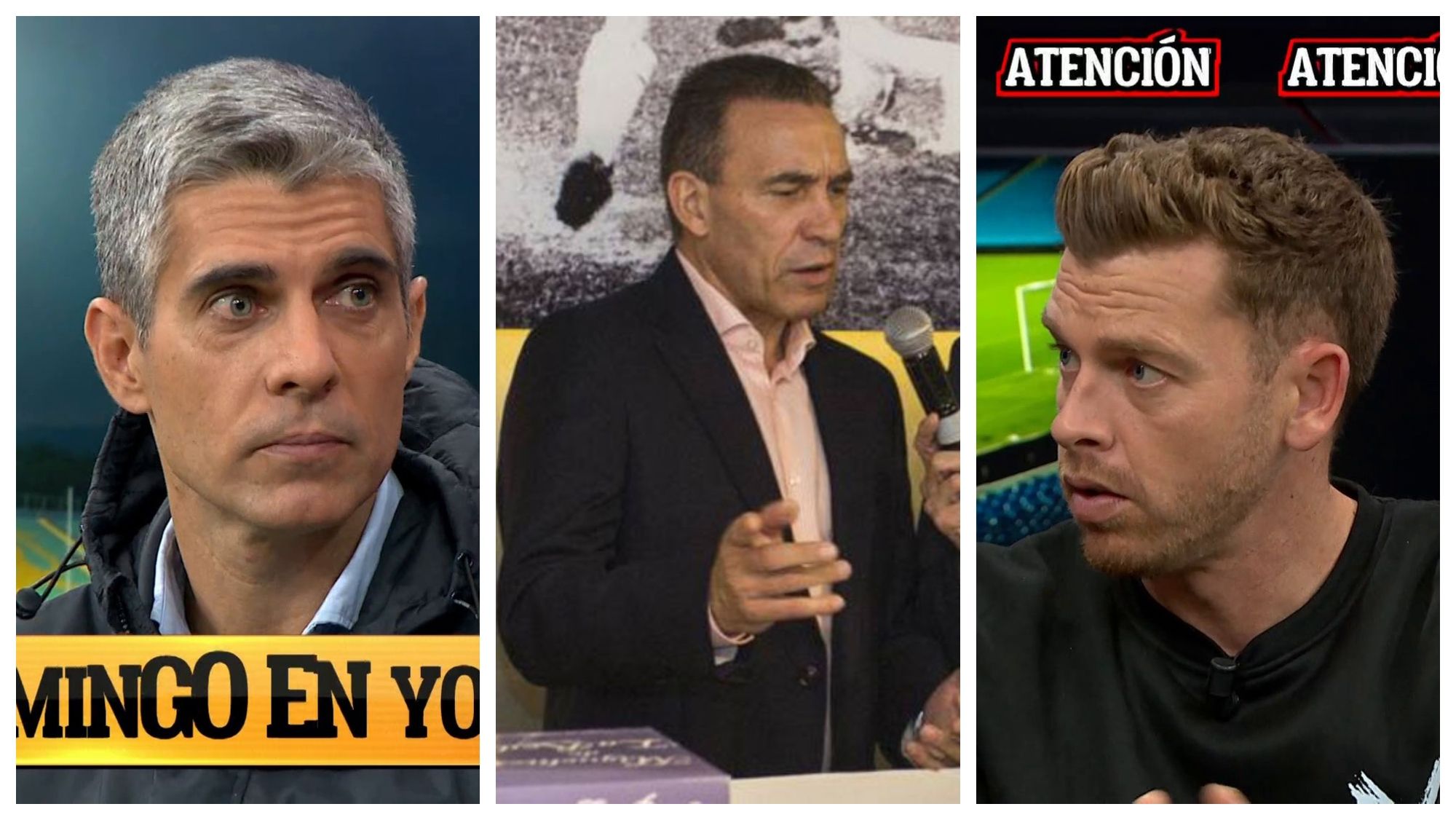 José Luis Sánchez, Paco Buyo y Jota Jordi