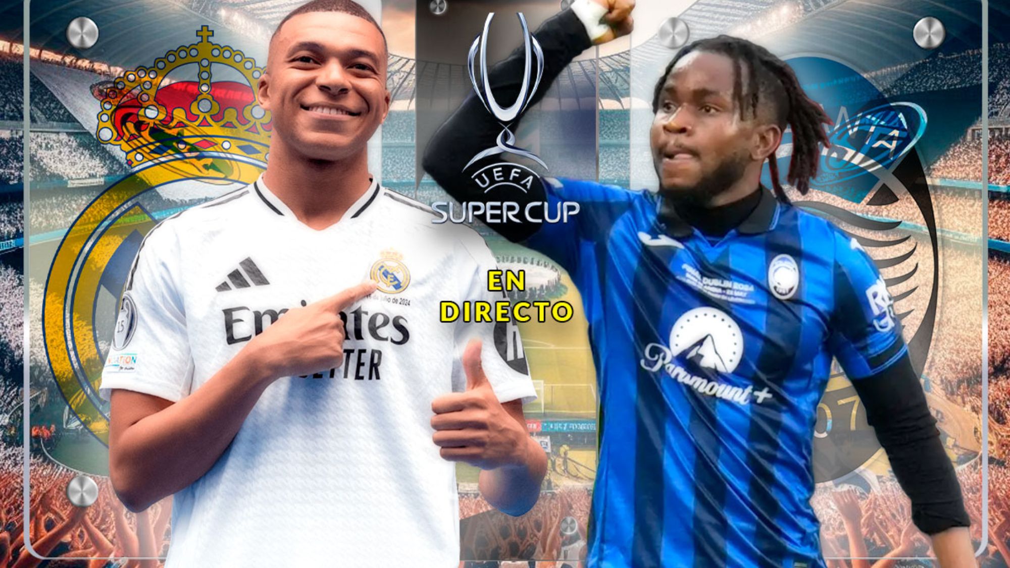 Real Madrid - Atalanta, en directo: final de la Supercopa de Europa en streaming y online