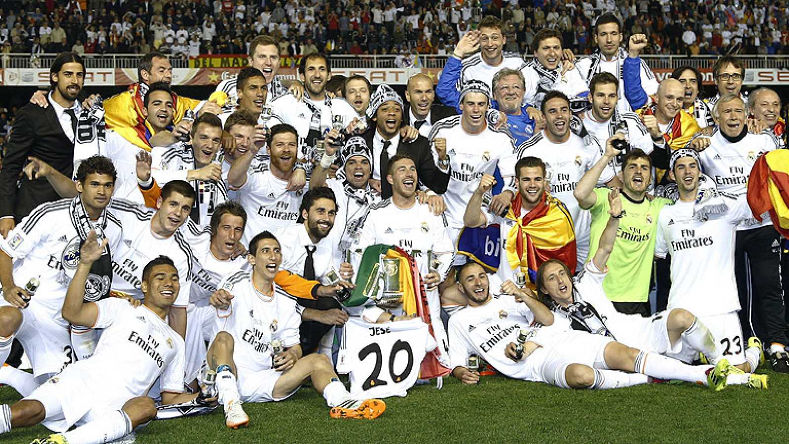 La última Copa del Rey del Real Madrid fue en 2014