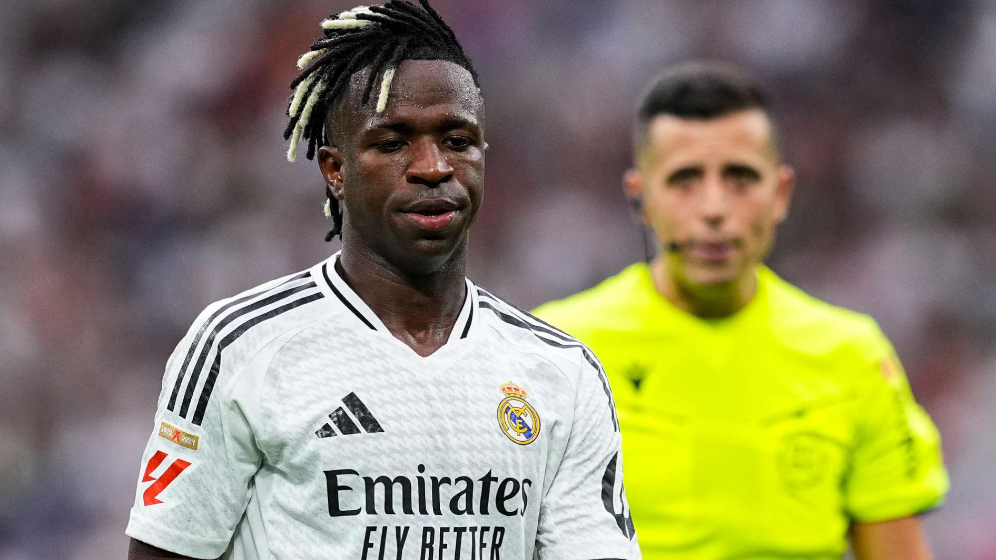 Enfado de Vinicius y no es con Mbappé, Ancelotti ni Florentino