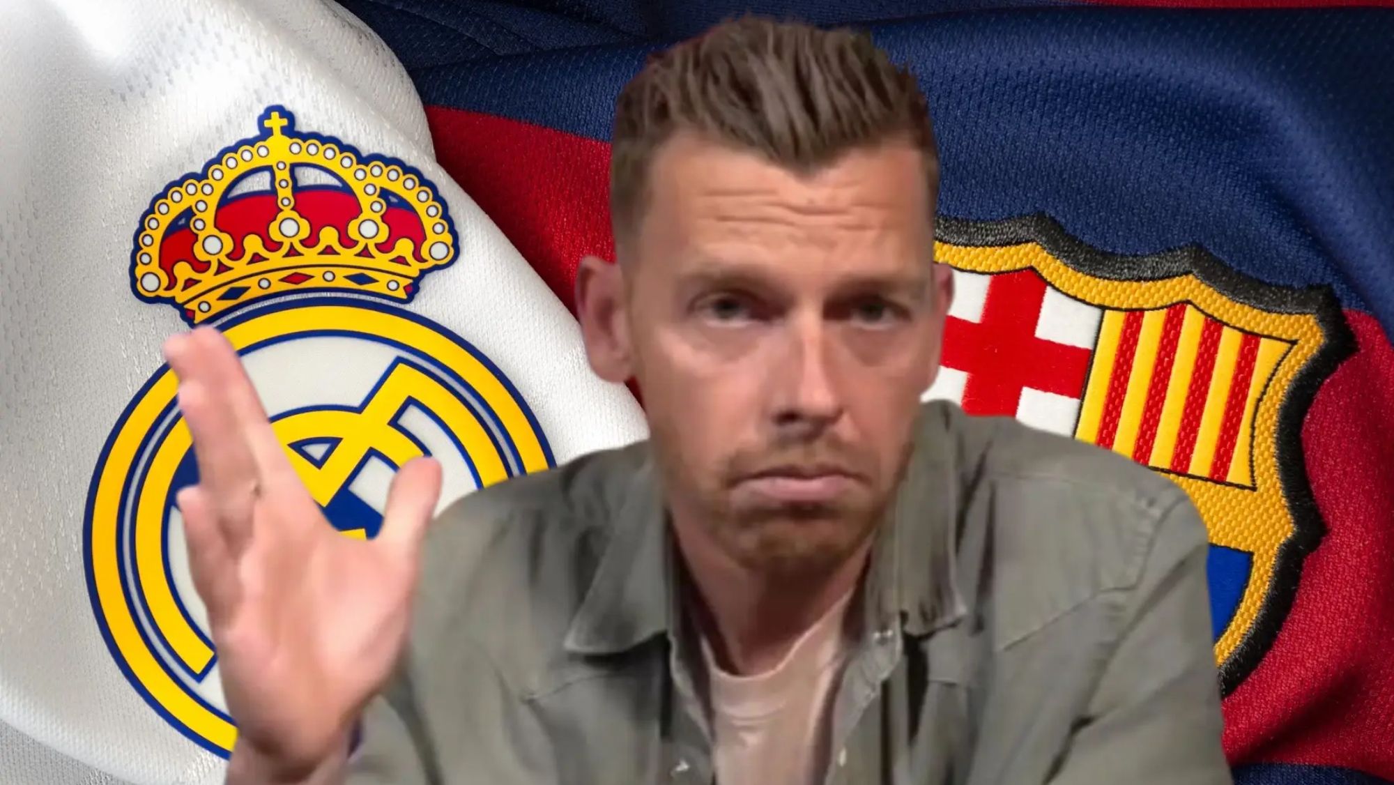 Hay que guardar esta joya, Jota Jordi se pone 'gallito' y pide un Clásico: "Les metemos 5-0..." Hay que guardar esta joya, Jota Jordi se pone 'gallito' y pide un Clásico: "Les metemos 5-0..."