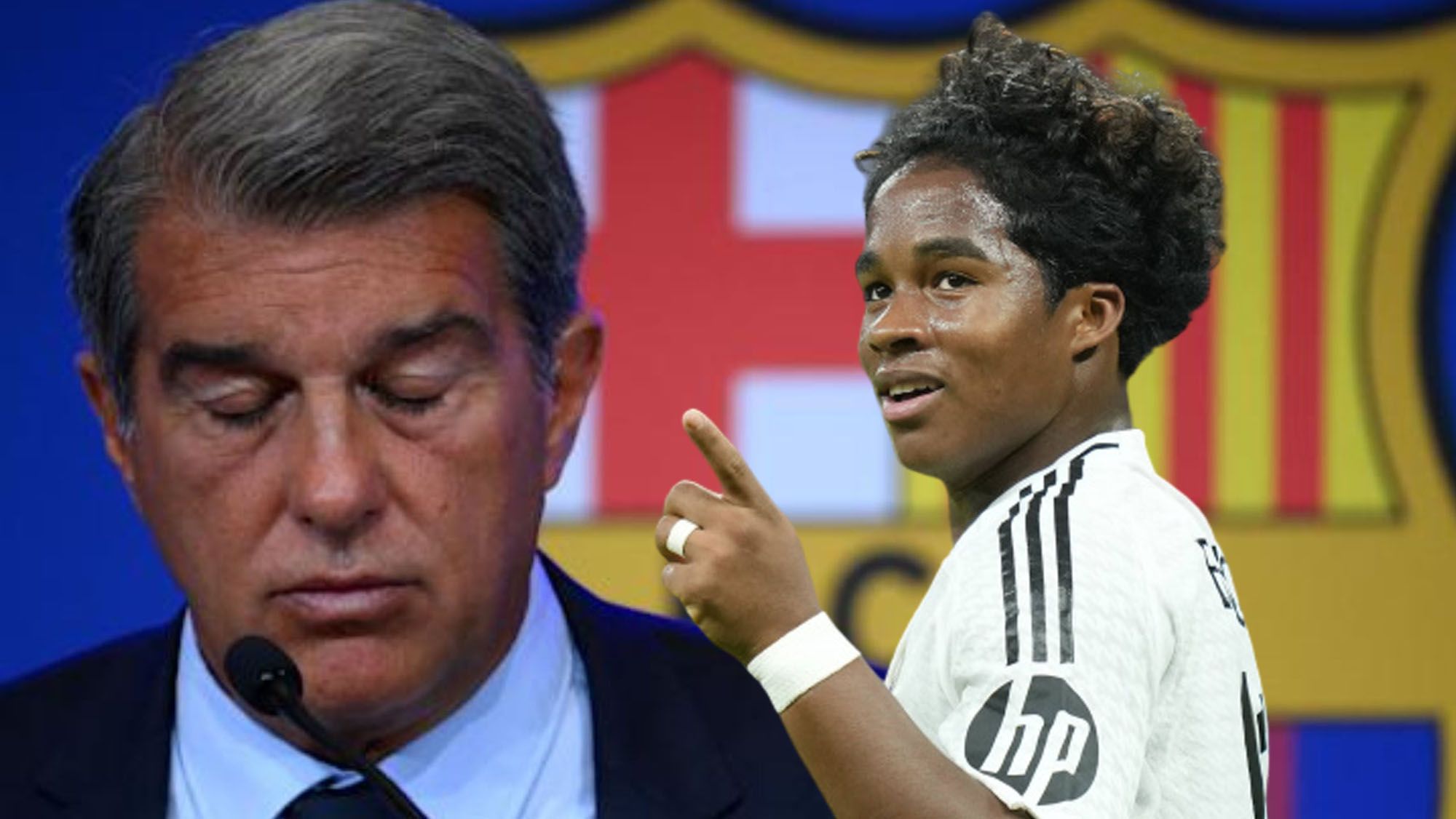 El caso Endrick le estalla en la cara a Laporta y el Barça: golpe por partida doble El caso Endrick le estalla en la cara a Laporta y el Barça: golpe por partida doble