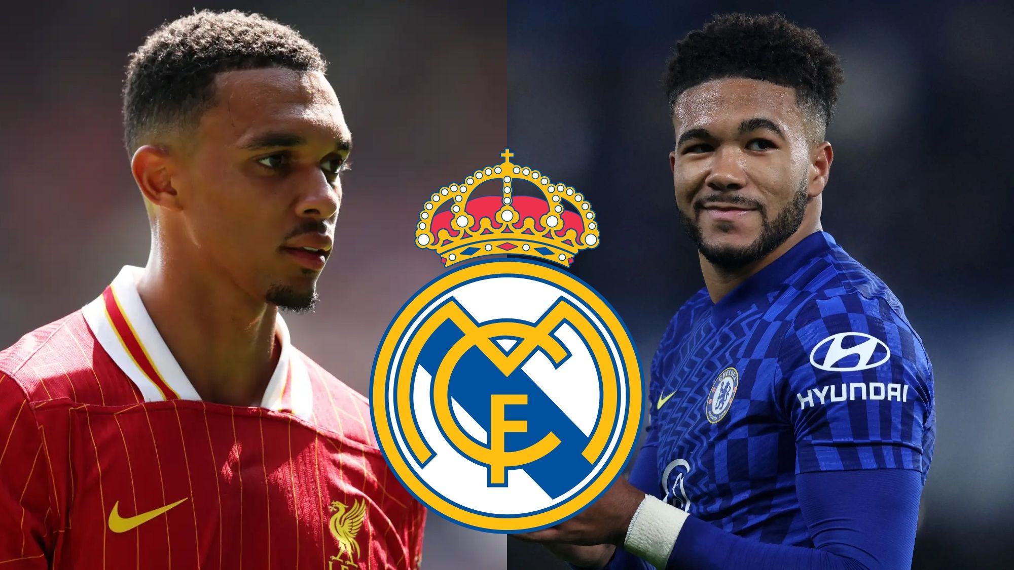 Trent Alexander-Arnold y Reece James.