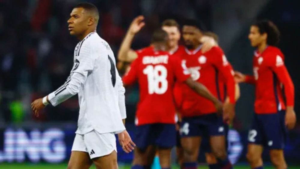 Kylian Mbappé, en el encuentro contra el Lille Kylian Mbappé, en el encuentro contra el Lille