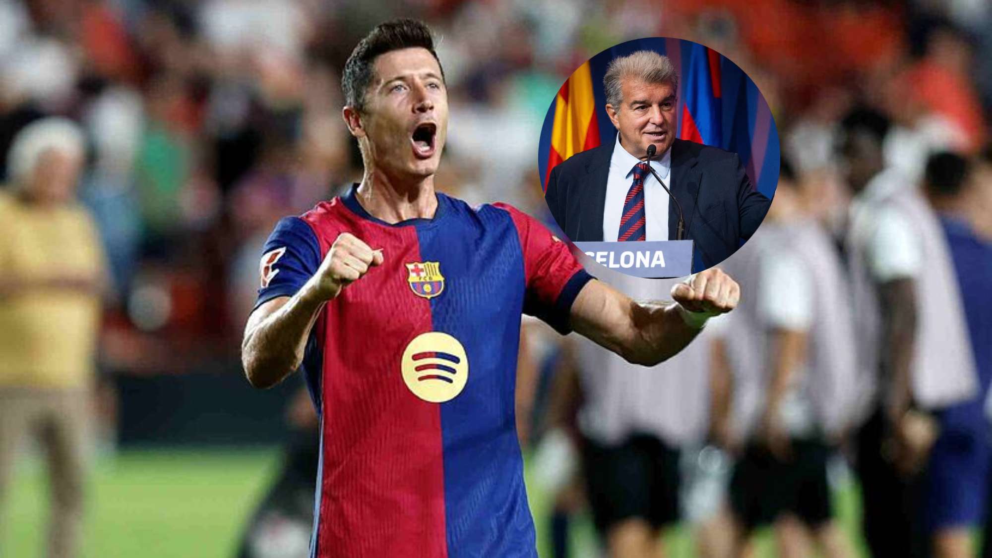 El Barça busca largar a Lewandowski El Barça busca largar a Lewandowski
