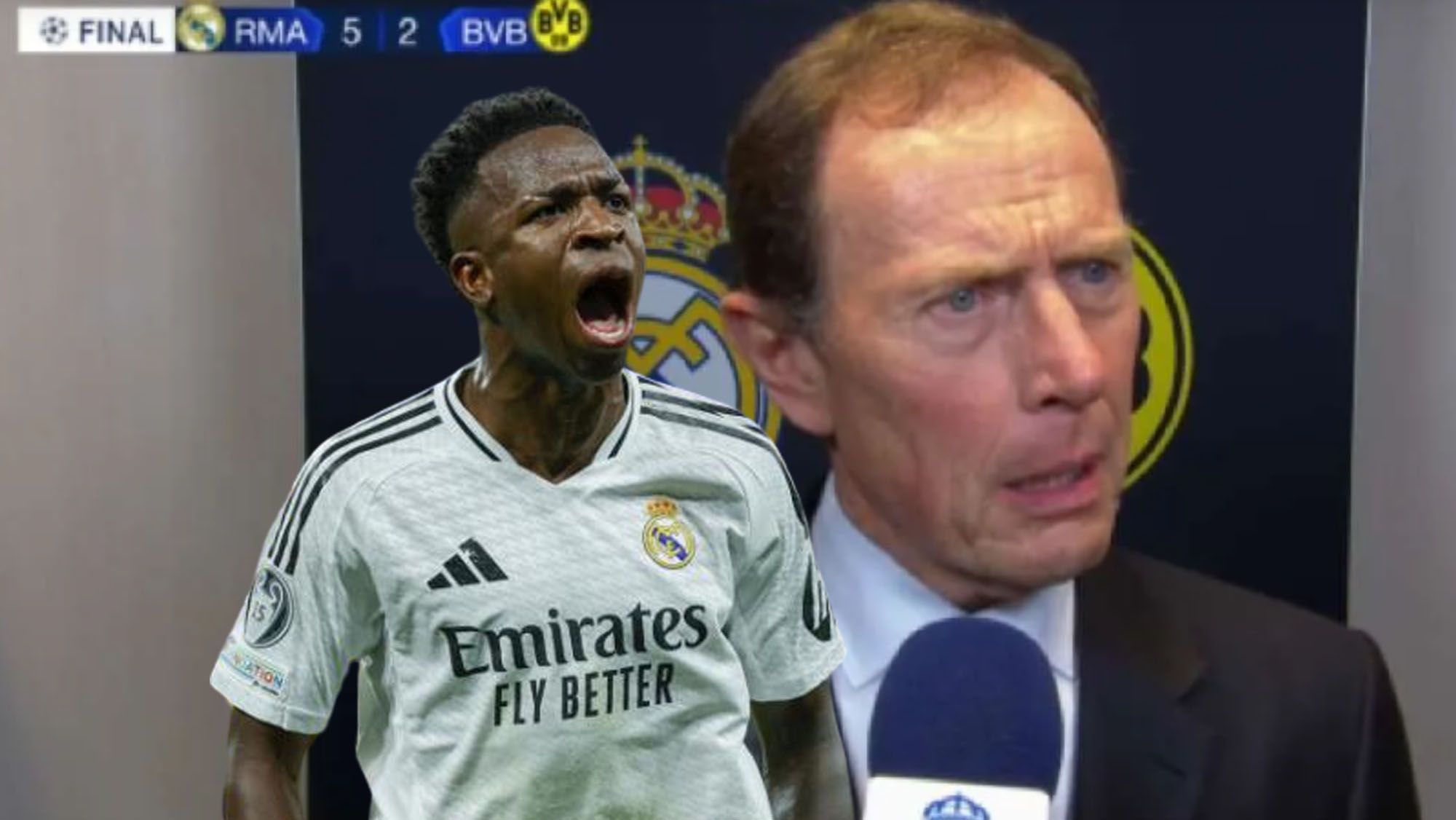 Butragueño desatado, palabras sorprendentes sobre Vini y su tercer gol: "Me ha recordado..."