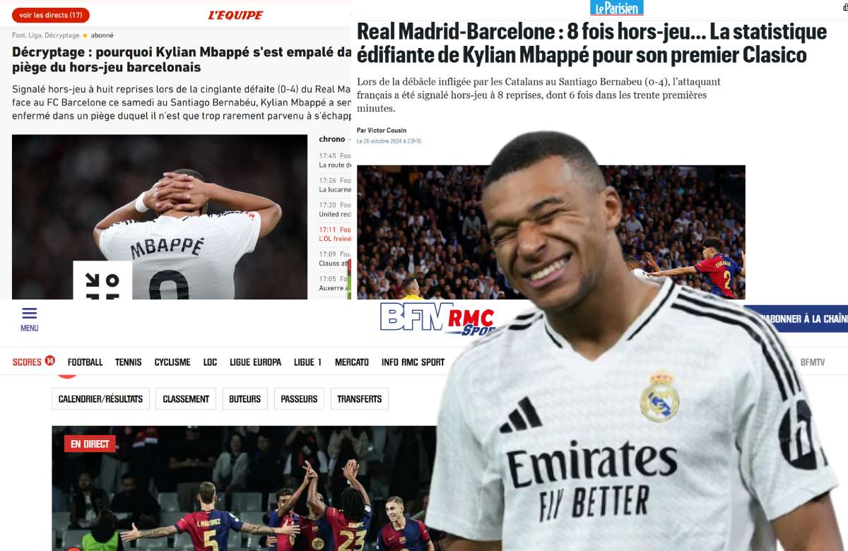 Críticas a Mbappé desde Francia por el Clásico