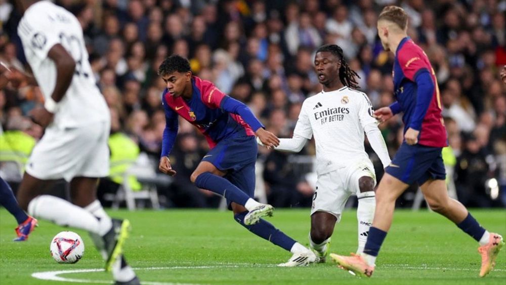 Camavinga y Lamine Yamal, en el partido del sábado pasado en el Bernabéu. Camavinga y Lamine Yamal, en el partido del sábado pasado en el Bernabéu.
