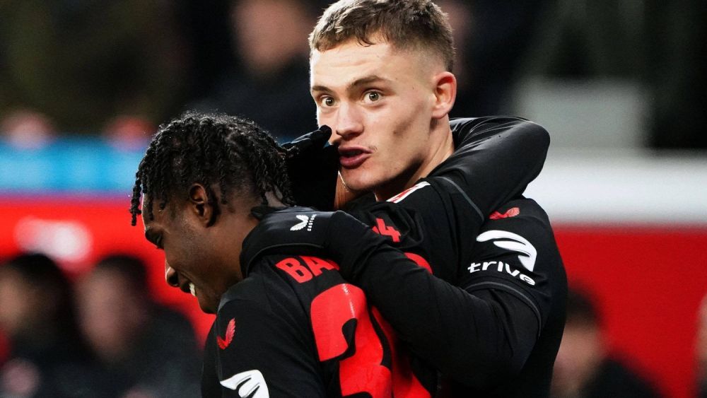 Jeremie Frimpong y Florian Wirtz. Jeremie Frimpong y Florian Wirtz.