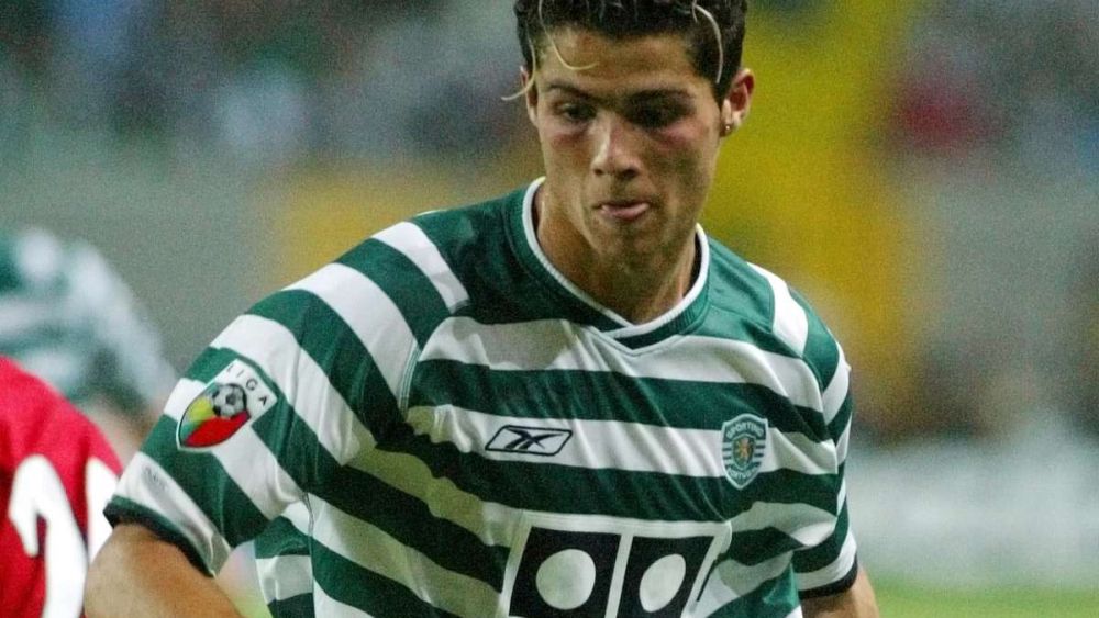 Cristiano en el Sporting Cristiano en el Sporting