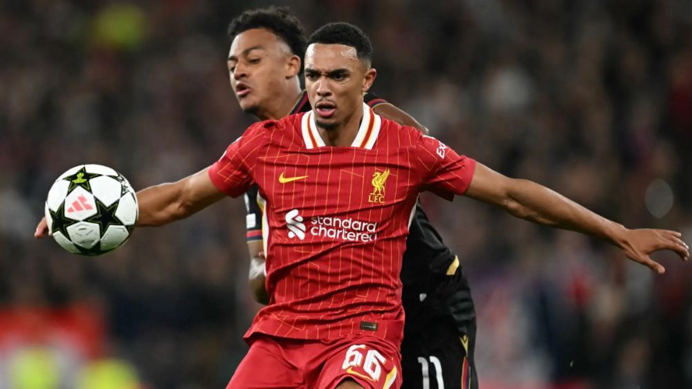 Trent Alexander-Arnold, durante un partido con el Liverpool en la presente temporada. Trent Alexander-Arnold, durante un partido con el Liverpool en la presente temporada.