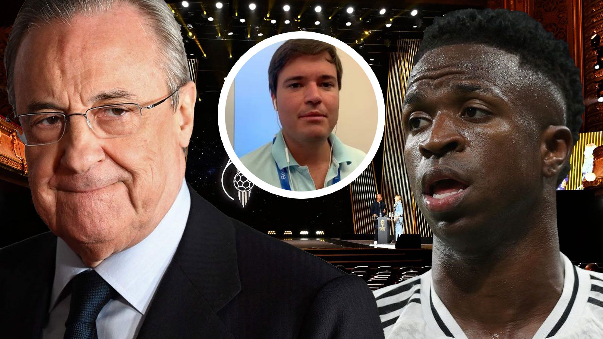 Ramón de Mon anuncia quién decidió ausentarse del Balón de Oro: Florentino o Vinicius Ramón de Mon anuncia quién decidió ausentarse del Balón de Oro: Florentino o Vinicius