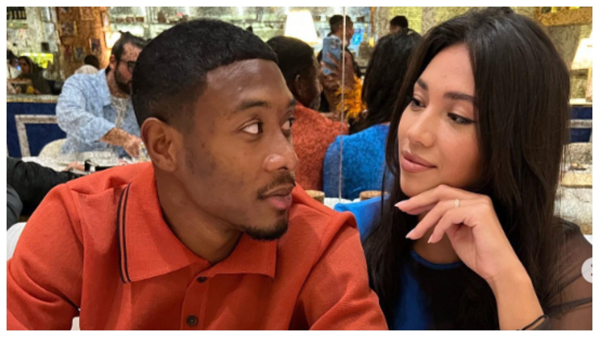 David Alaba y su novia Shalimar Heppner