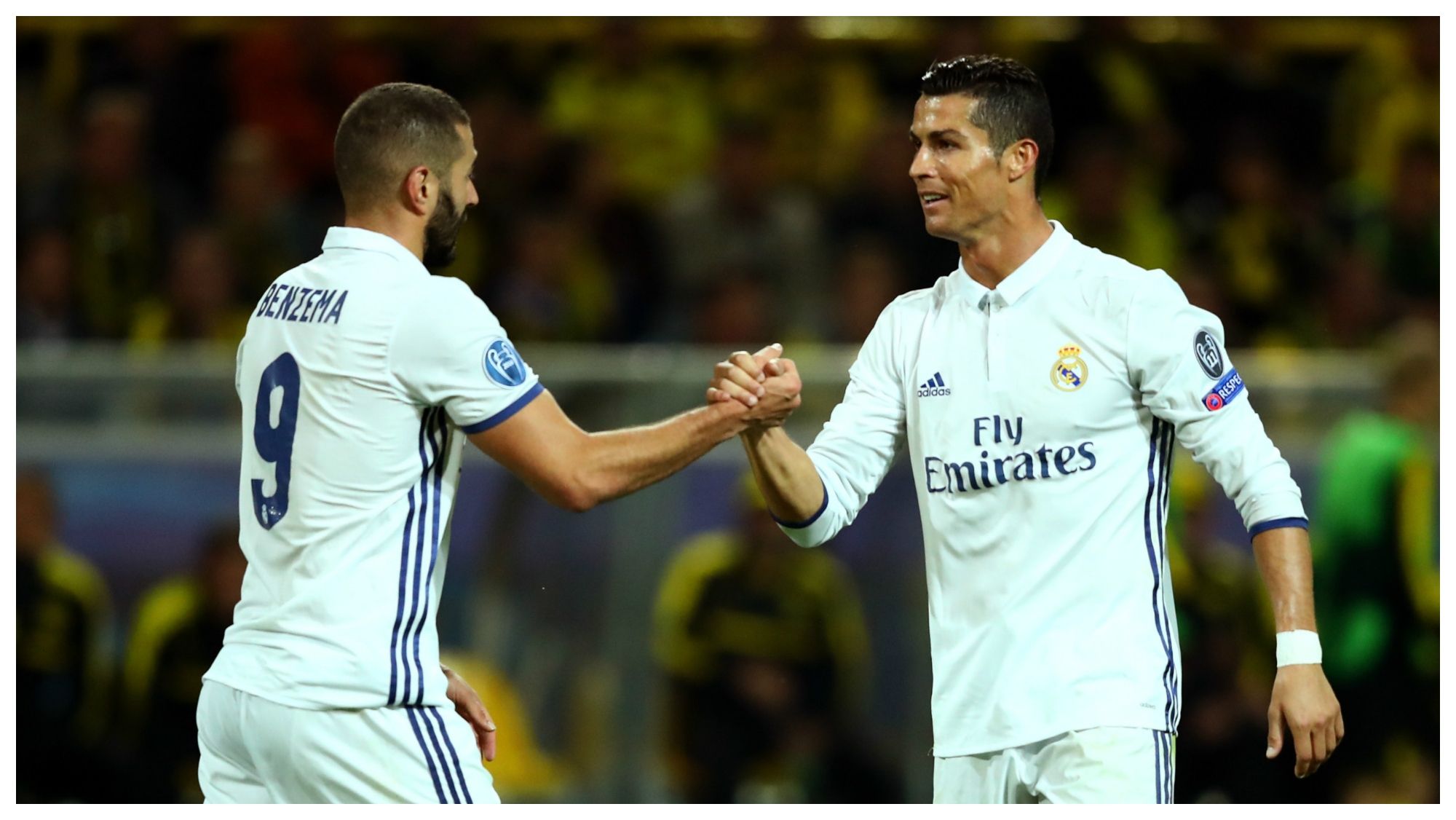 Karim Benzema y Cristiano Ronaldo