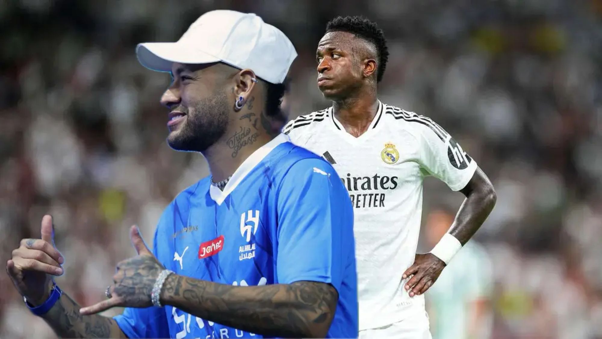 Vinicius Jr. podría ser el sustituto de Neymar Jr. en Arabia Saudí