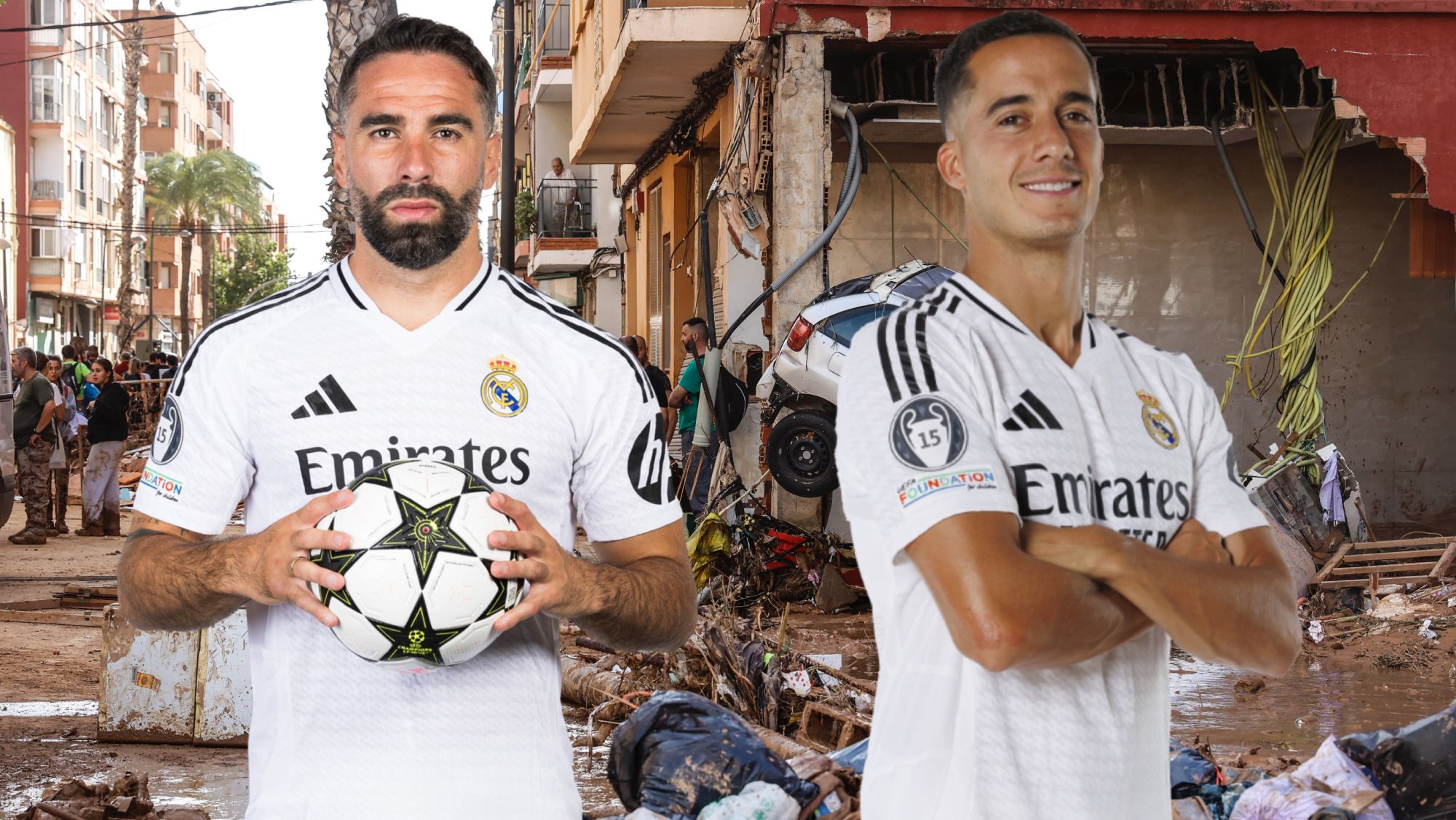 La rajada viral de Carvajal y Lucas Vázquez tras la DANA La rajada viral de Carvajal y Lucas Vázquez tras la DANA