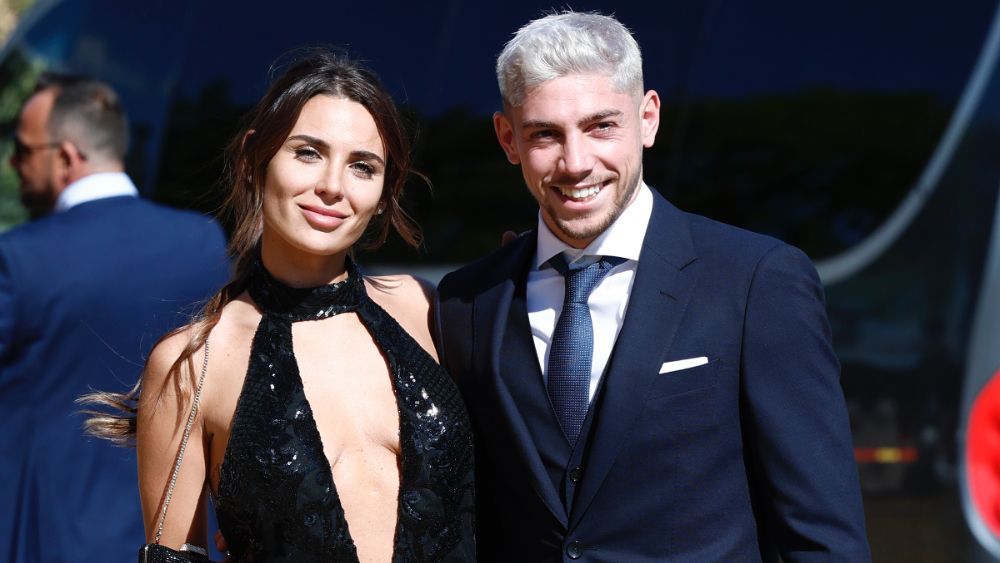 Fede Valverde, junto a su mujer, Mina Bonino. Fede Valverde, junto a su mujer, Mina Bonino.