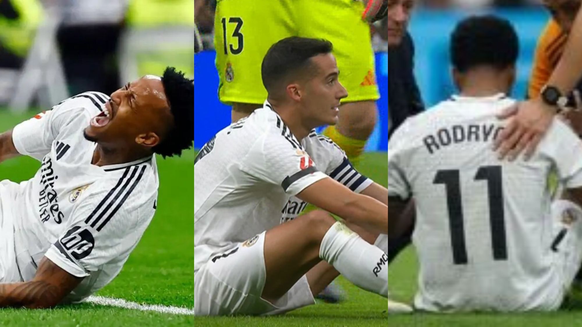 El hat-trick de lesionados que ha 'amargado' la tarde en el Bernabéu