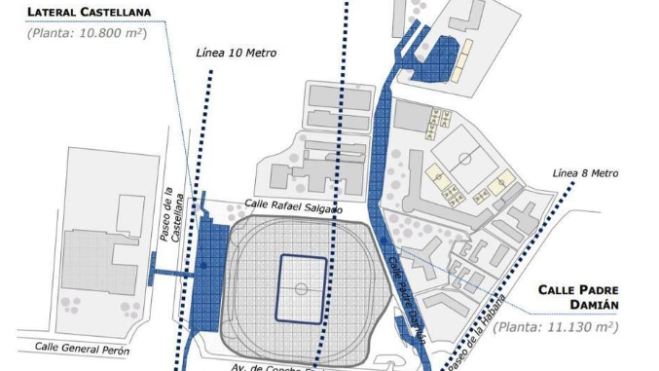 Planos del proyecto presentado por el Real Madrid Planos del proyecto presentado por el Real Madrid