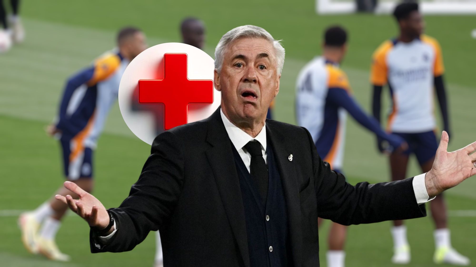 Otro defensa lesionado, drama en el Real Madrid: Ancelotti no puede creerlo, un mes de baja