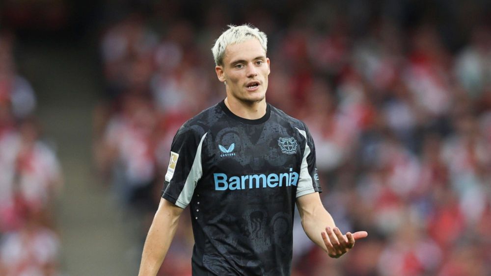 Wirtz durante un partido con el Leverkusen Wirtz durante un partido con el Leverkusen