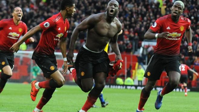 Lukaku con el Manchester Lukaku con el Manchester