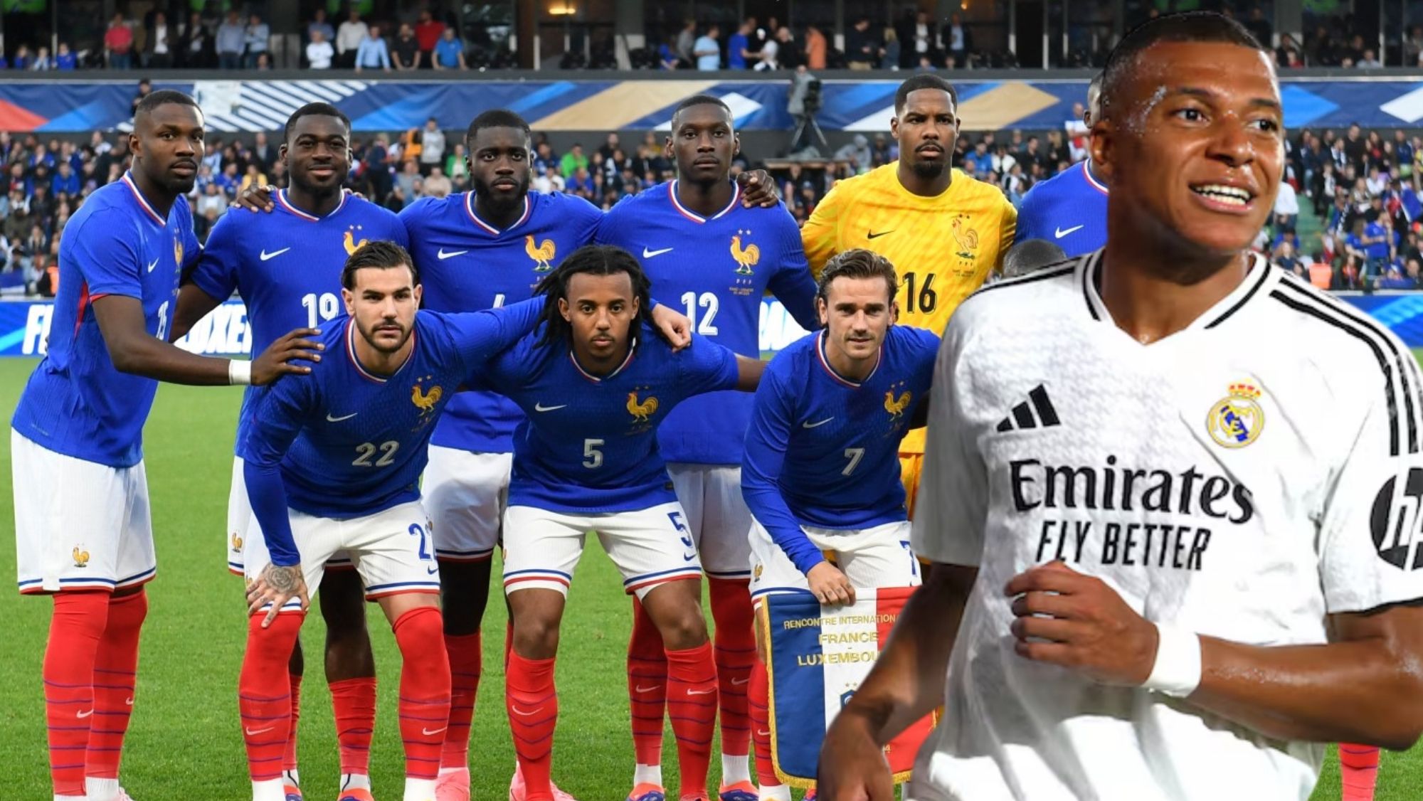 Kylian Mbappé apoya a sus compañeros de selección desde la distancia tras no haber entrado en la última convocatoria de Didier Deschamps.