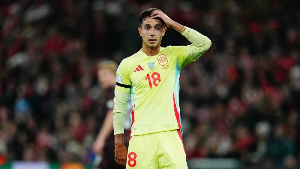 Martin Zubimendi con la selección española Martin Zubimendi con la selección española