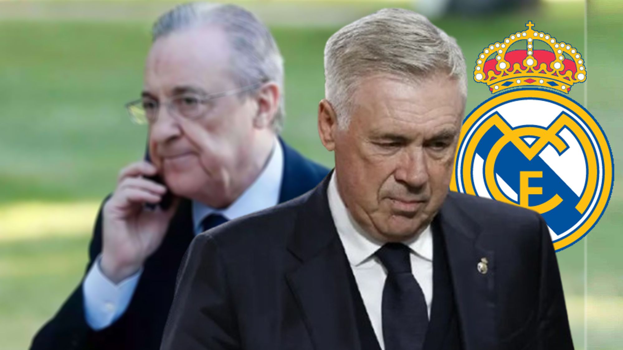 Florentino Pérez y Carlo Ancelotti.