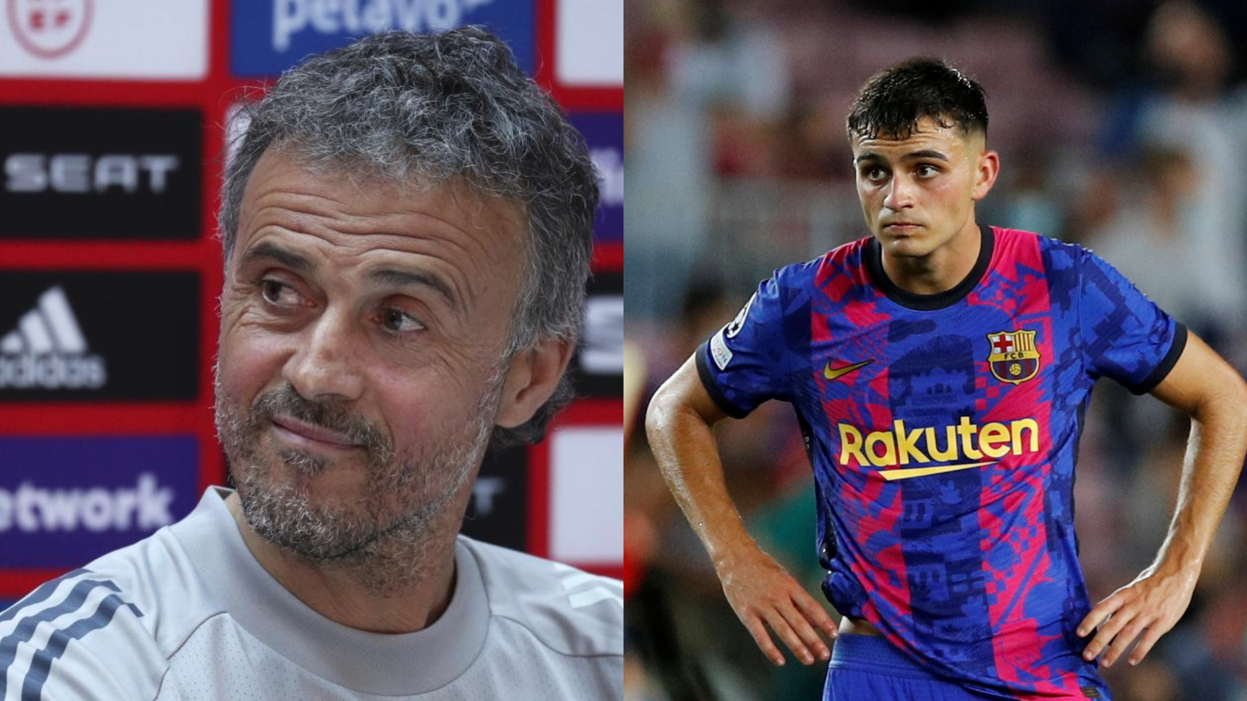 Luis Enrique sufrió en sus carnes lo mismo que Pedri pero al revés