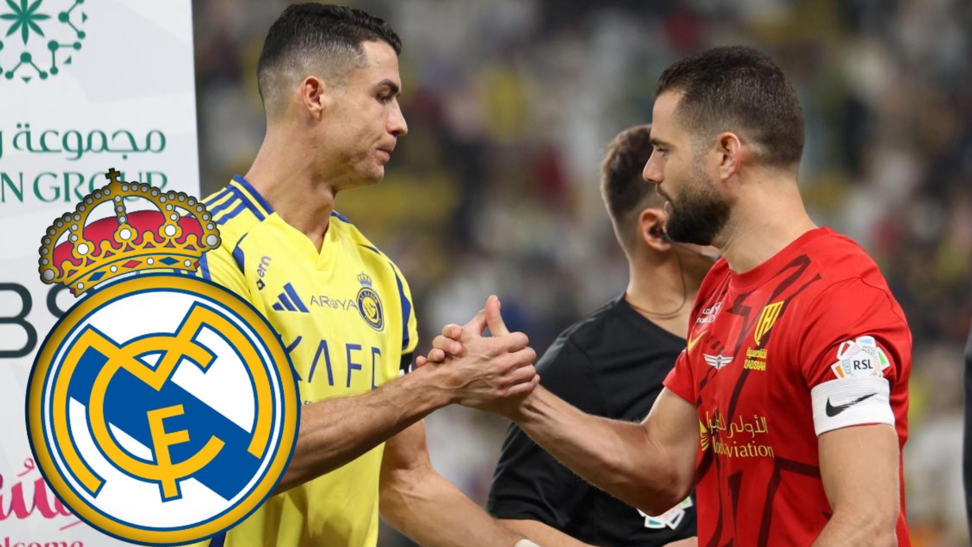 Cristiano Ronaldo y Nacho Fernández se vieron las caras este viernes.