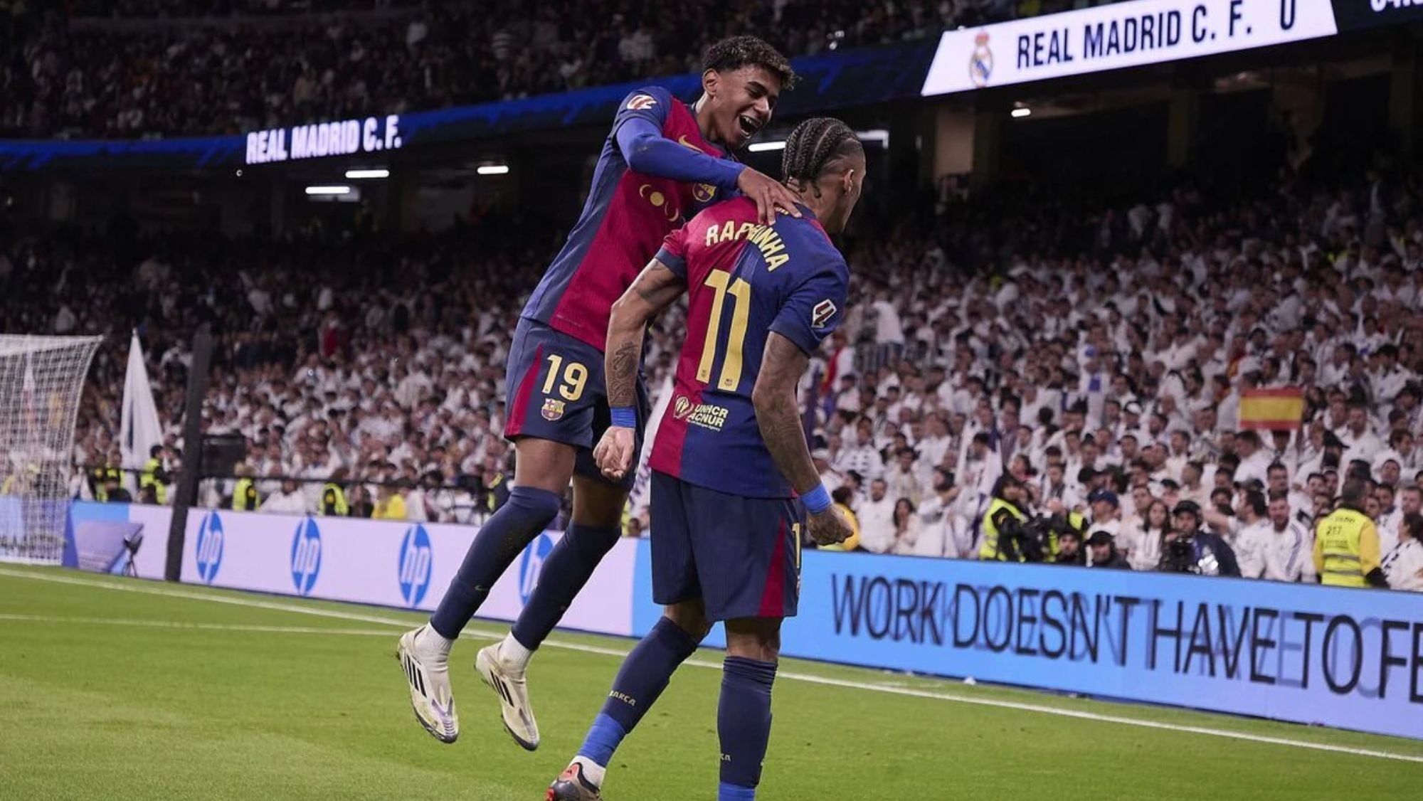 La Policía Nacional localiza a tres individuos que insultar a Lamine Yamal y Raphinha